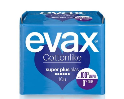 EVAX COTTONLIKE SUPER PLUS ALAS 10UNID